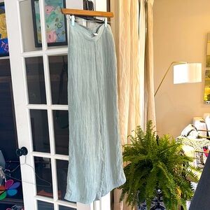 Elegant mint green Women's pants